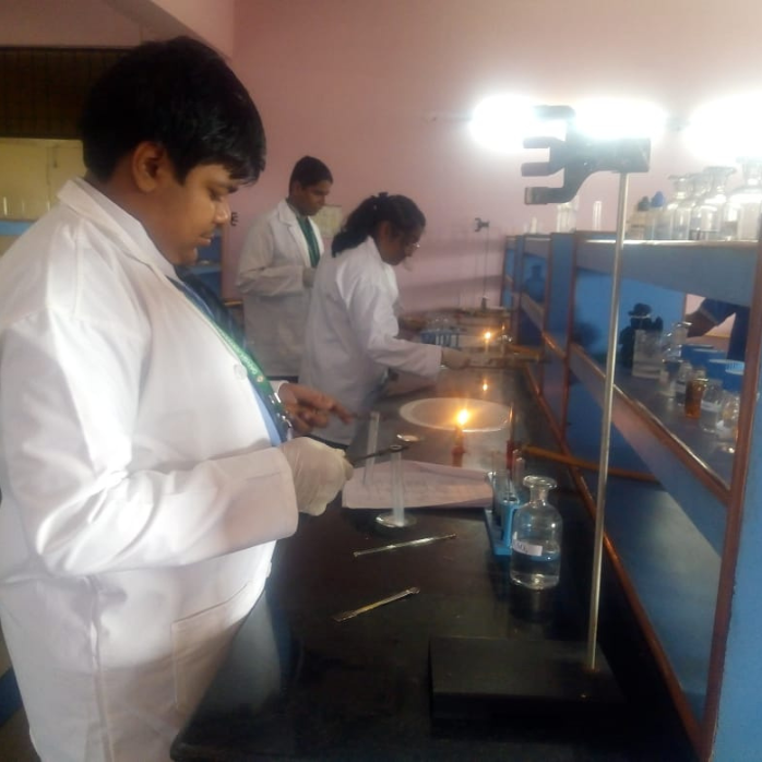 Science lab experiment at Darsh Universal School Kapra Hyderabad
