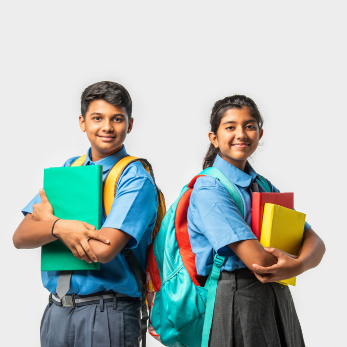 Happy students at Darsh Universal School Hyderabad